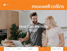 Tablet Screenshot of maxwellcollins.com.au